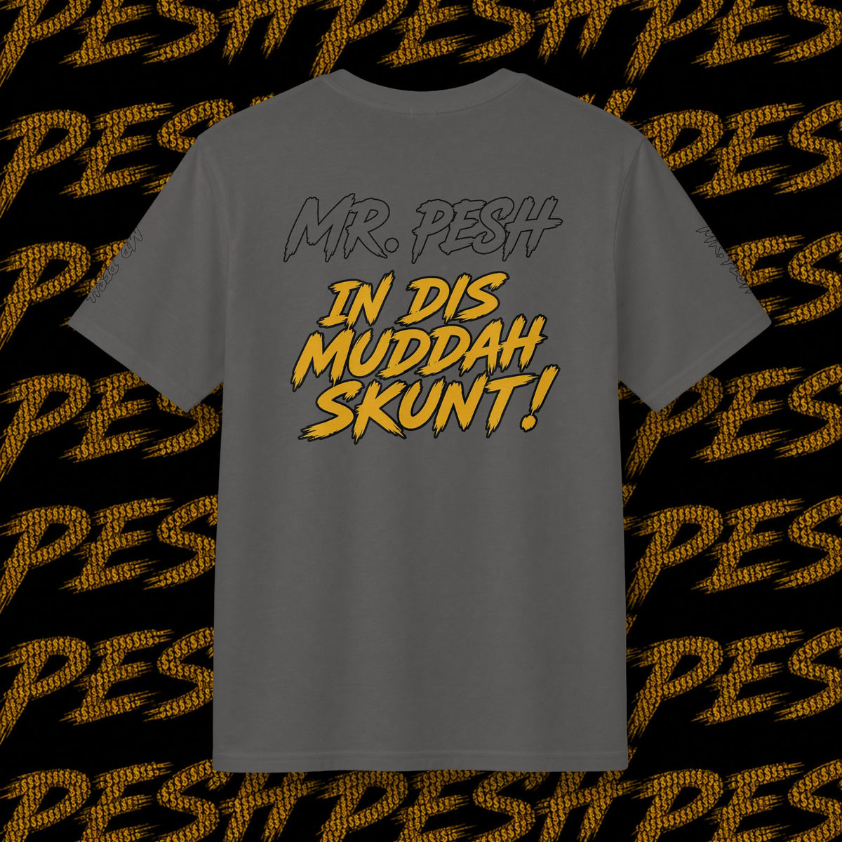 Concert T-Shirt — Mr. Pesh Comic-Style "In Dis Muddah Skunt" Graphic Tee