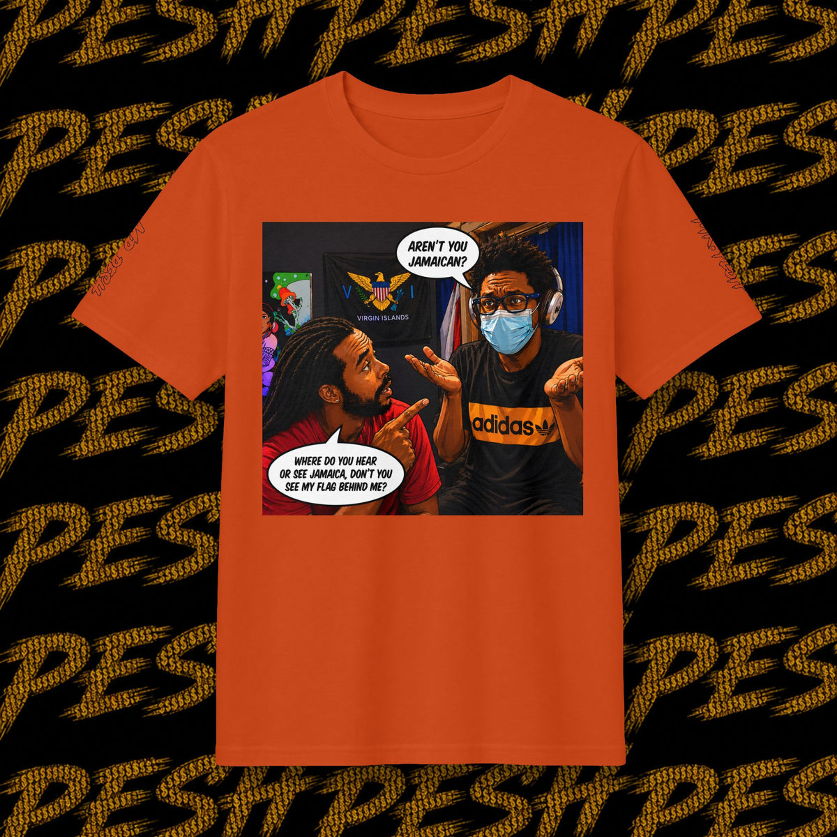 Concert T-Shirt — Mr. Pesh Comic-Style "In Dis Muddah Skunt" Graphic Tee