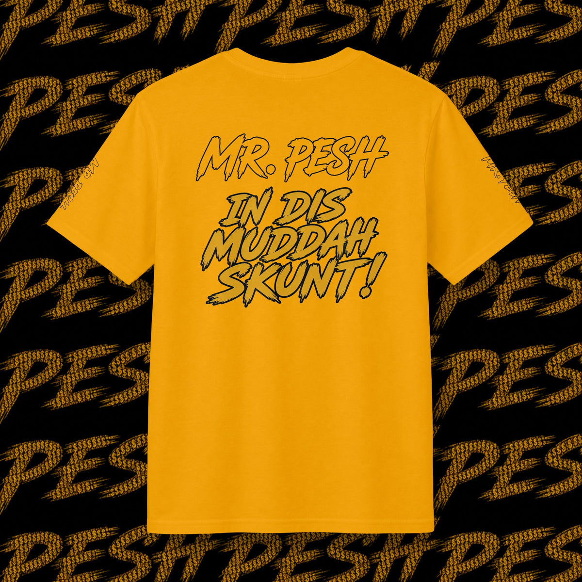 Concert T-Shirt — Mr. Pesh Comic-Style "In Dis Muddah Skunt" Graphic Tee