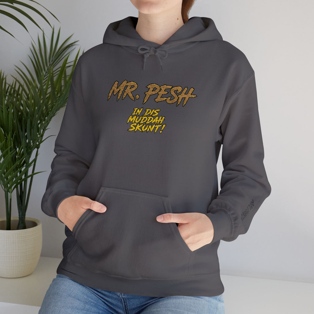 Mr. Pesh Gold Script Hoodie
