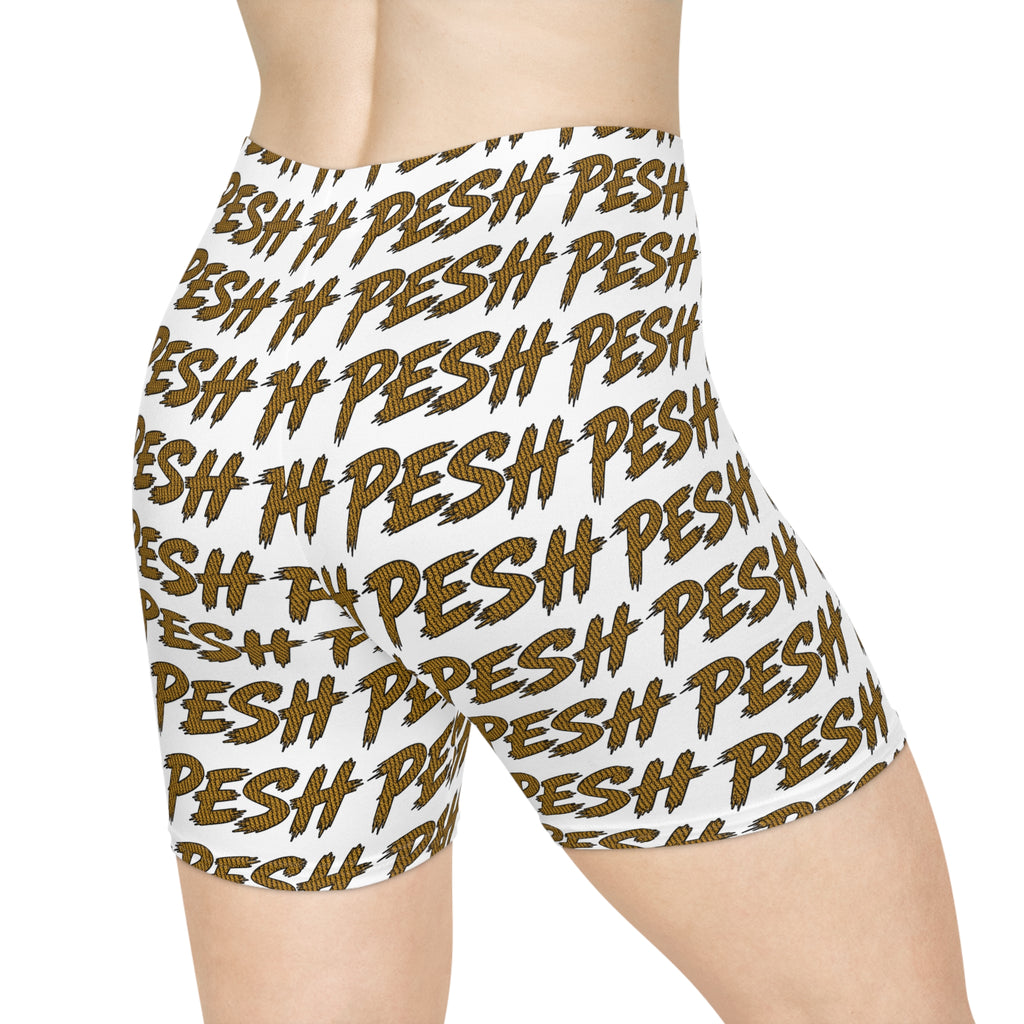 PESH Script All-Over-Print Women's Shorts