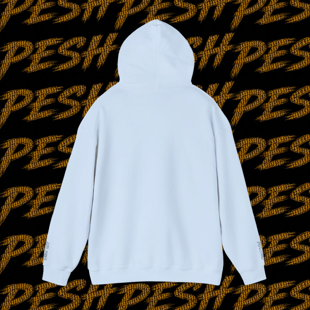 Mr. Pesh Gold Script Hoodie