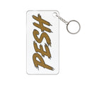 Money $$$$ Print "PESH" Keychain Charm — Bold Animal-Print Accessory