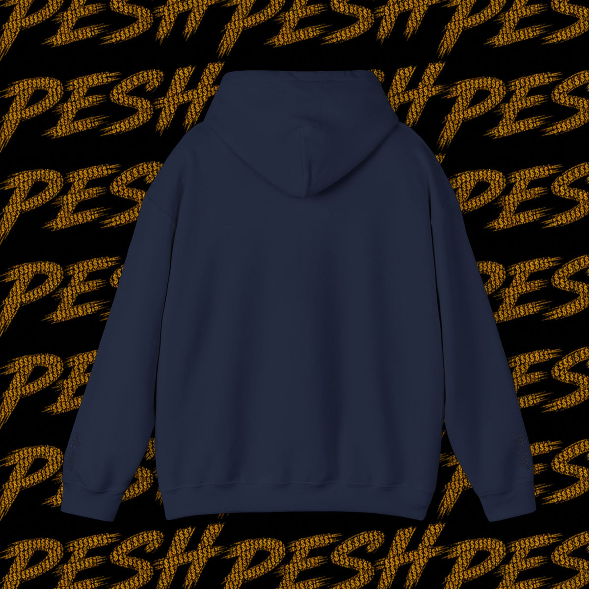 Mr. Pesh Gold Script Hoodie