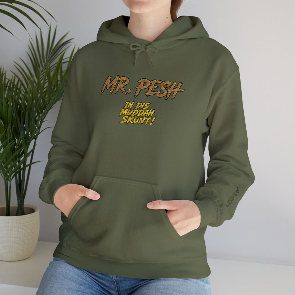 Mr. Pesh Gold Script Hoodie