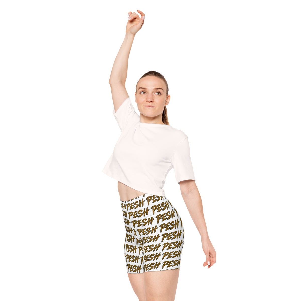 PESH Script All-Over-Print Women's Shorts