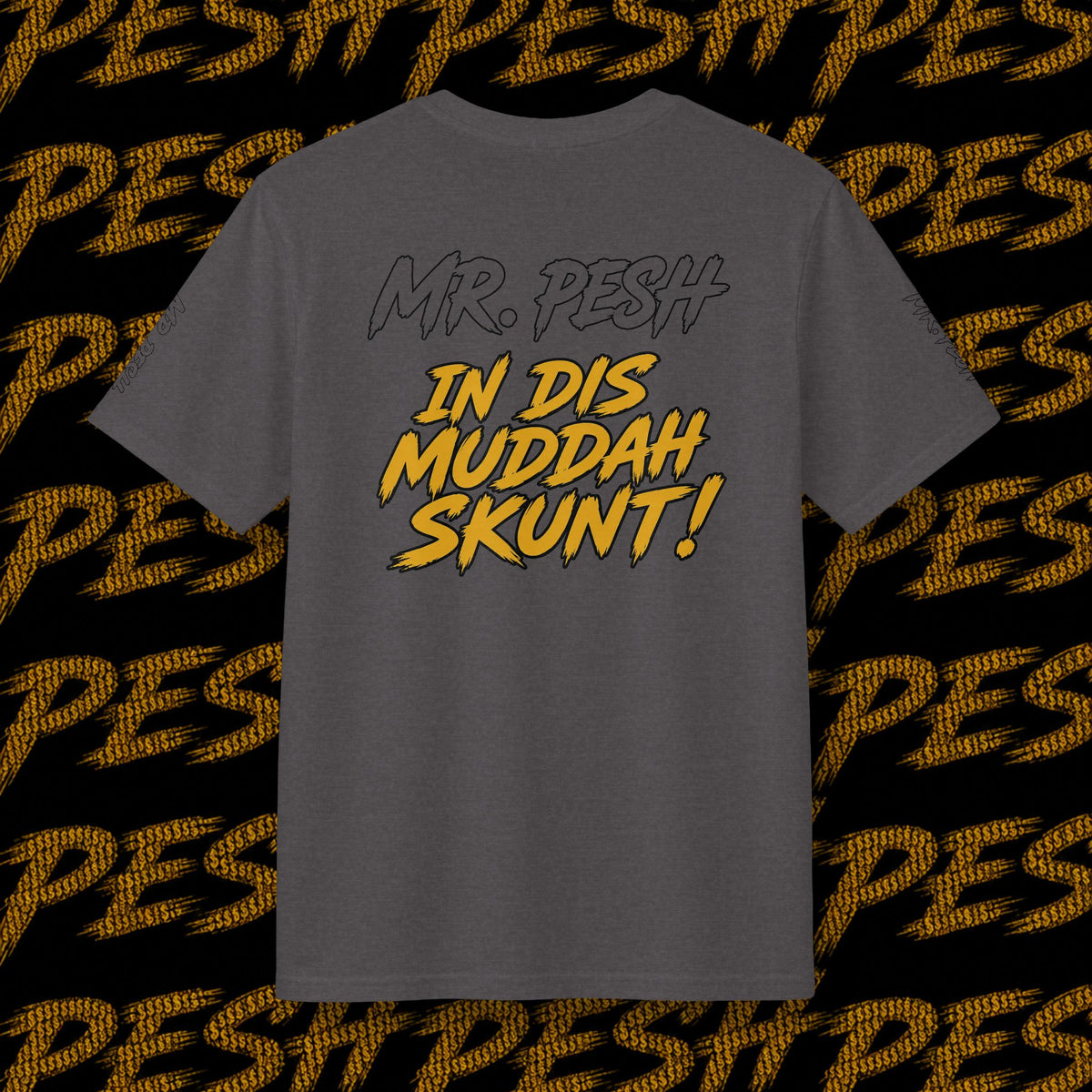 Concert T-Shirt — Mr. Pesh Comic-Style "In Dis Muddah Skunt" Graphic Tee