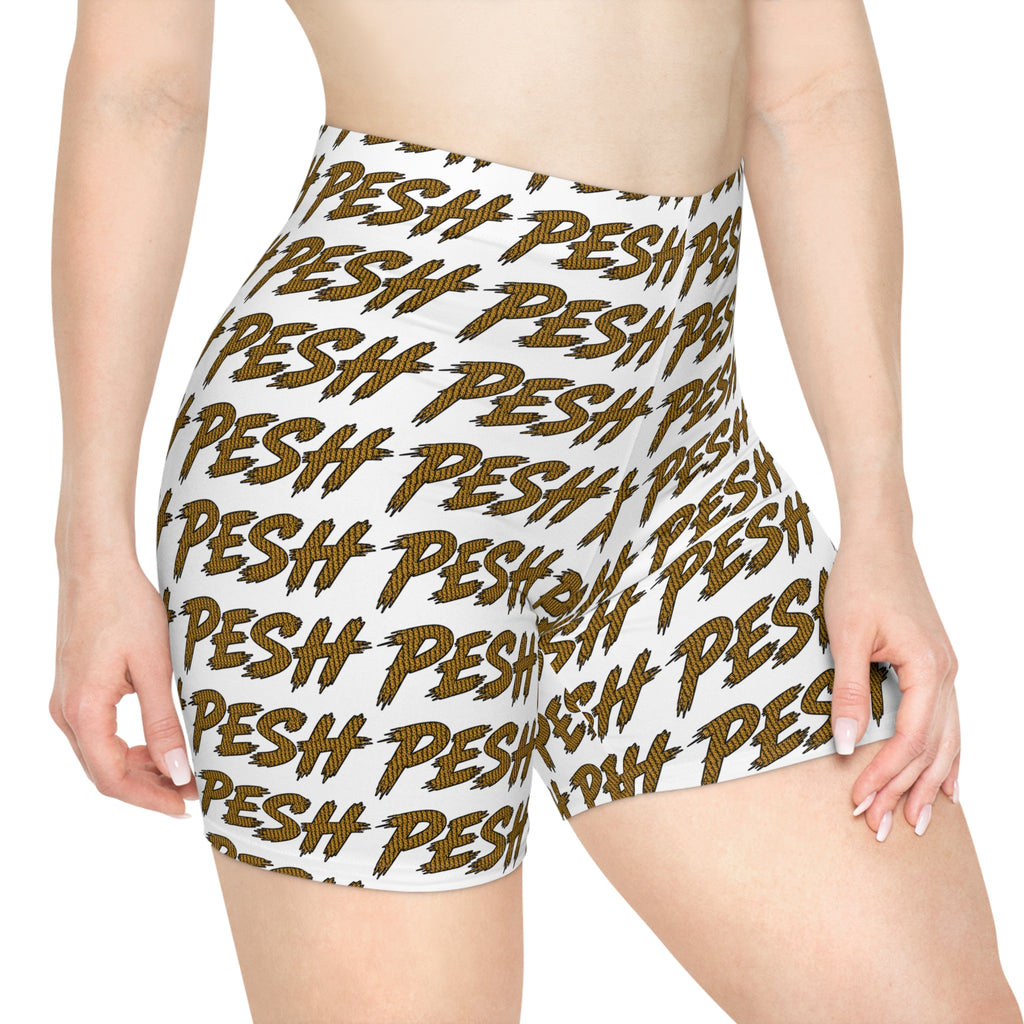 PESH Script All-Over-Print Women's Shorts