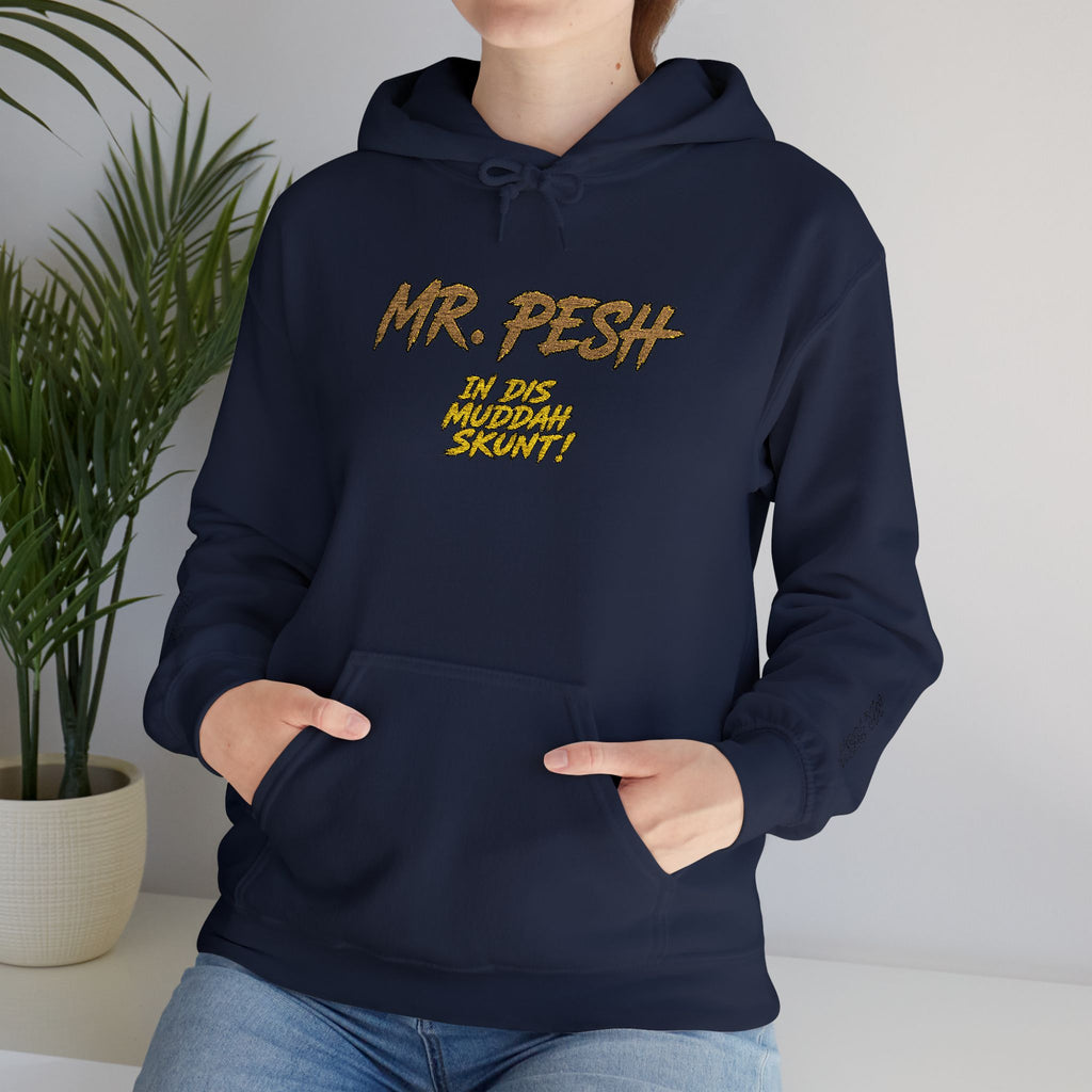 Mr. Pesh Gold Script Hoodie
