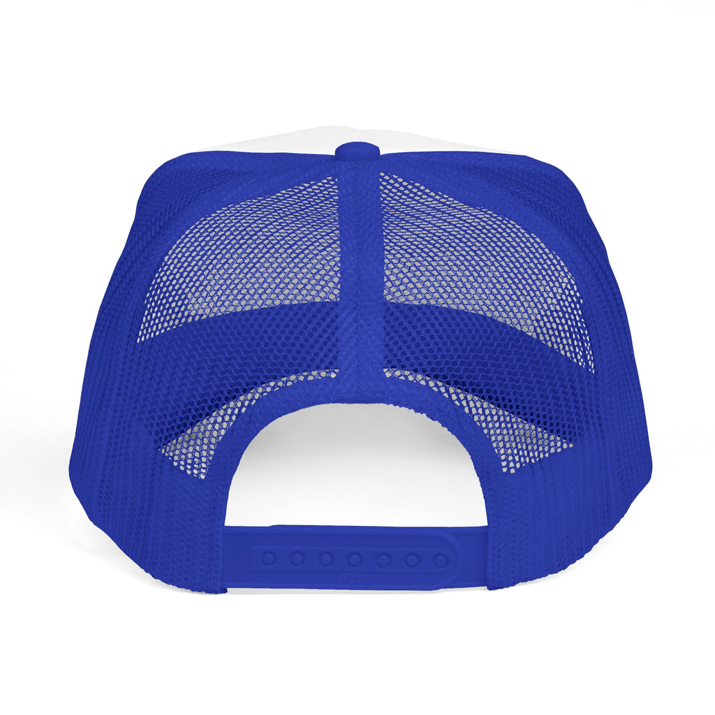 Trucker Cap - "Pesh in Dis Muddah Skunt!" Bold Retro Script Mesh Hat