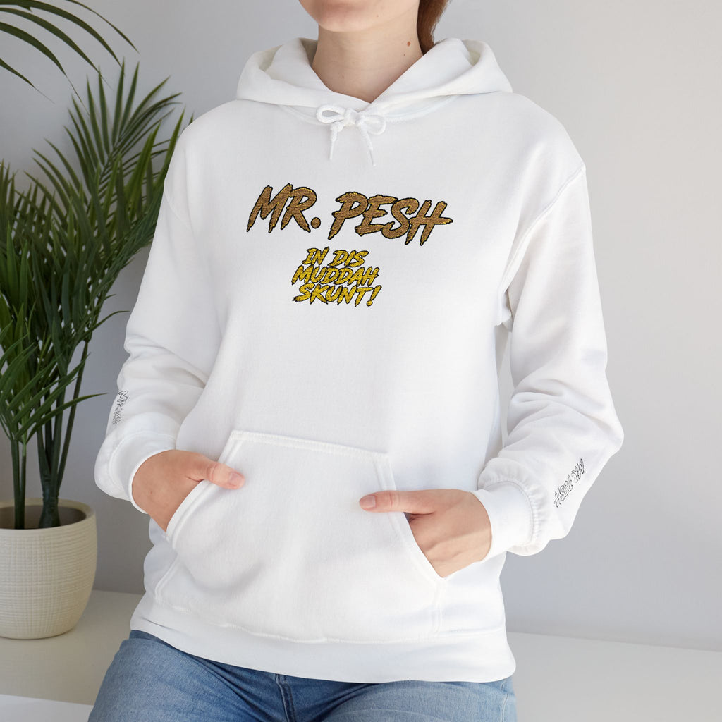 Mr. Pesh Gold Script Hoodie