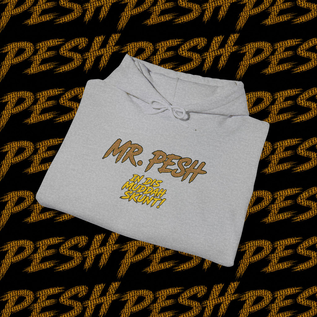 Mr. Pesh Gold Script Hoodie