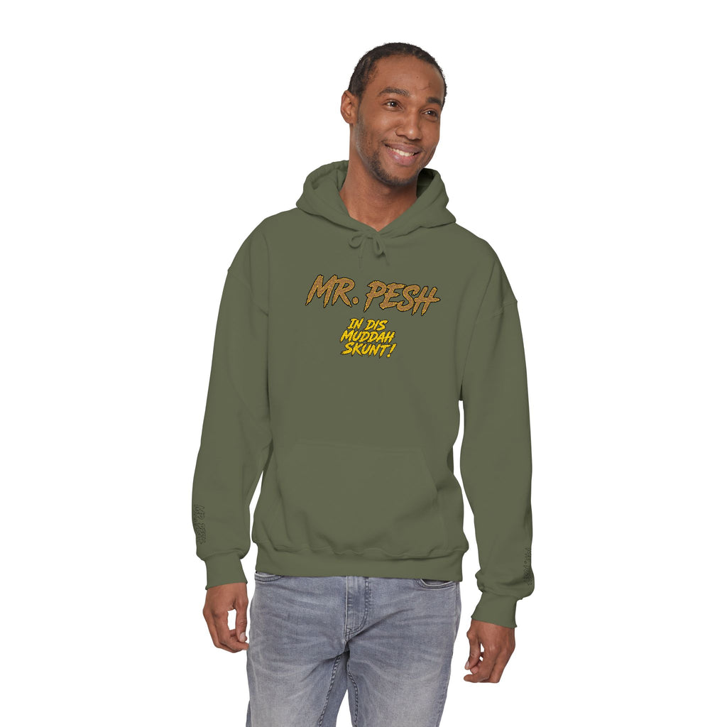 Mr. Pesh Gold Script Hoodie
