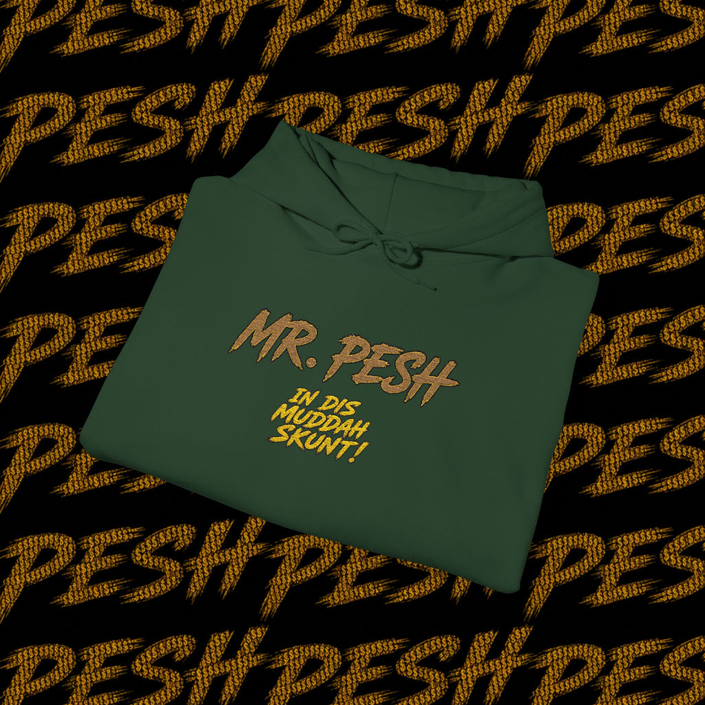 Mr. Pesh Gold Script Hoodie