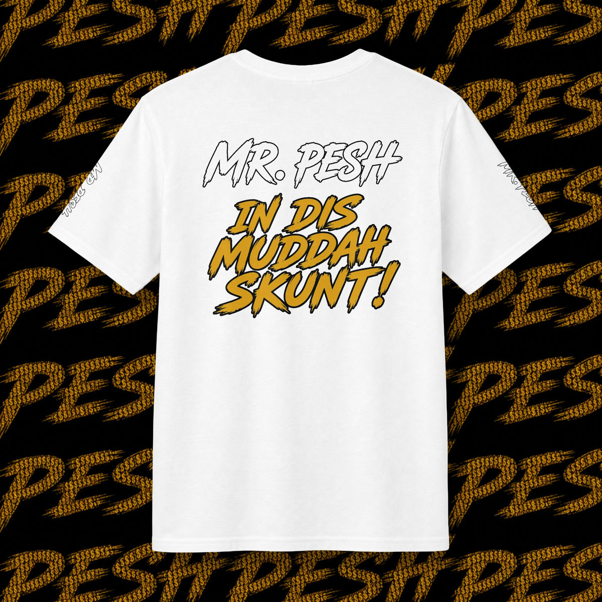 Concert T-Shirt — Mr. Pesh Comic-Style "In Dis Muddah Skunt" Graphic Tee