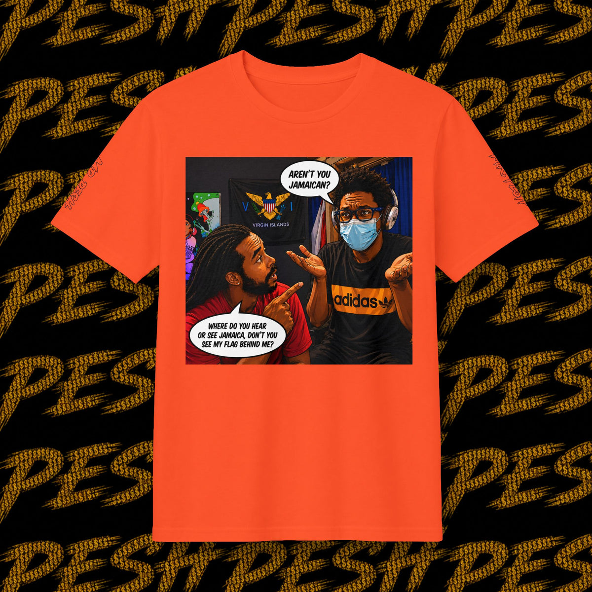 Concert T-Shirt — Mr. Pesh Comic-Style "In Dis Muddah Skunt" Graphic Tee