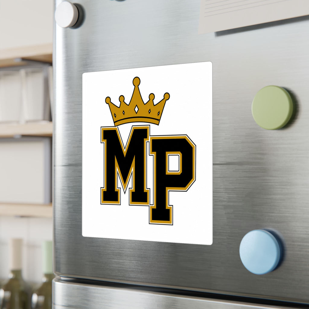 Mr. Pesh Crowned Vinyl Sticker — Kiss-Cut Decal