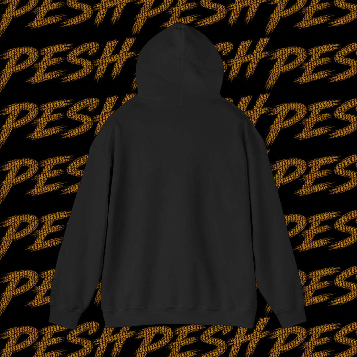 Mr. Pesh Gold Script Hoodie