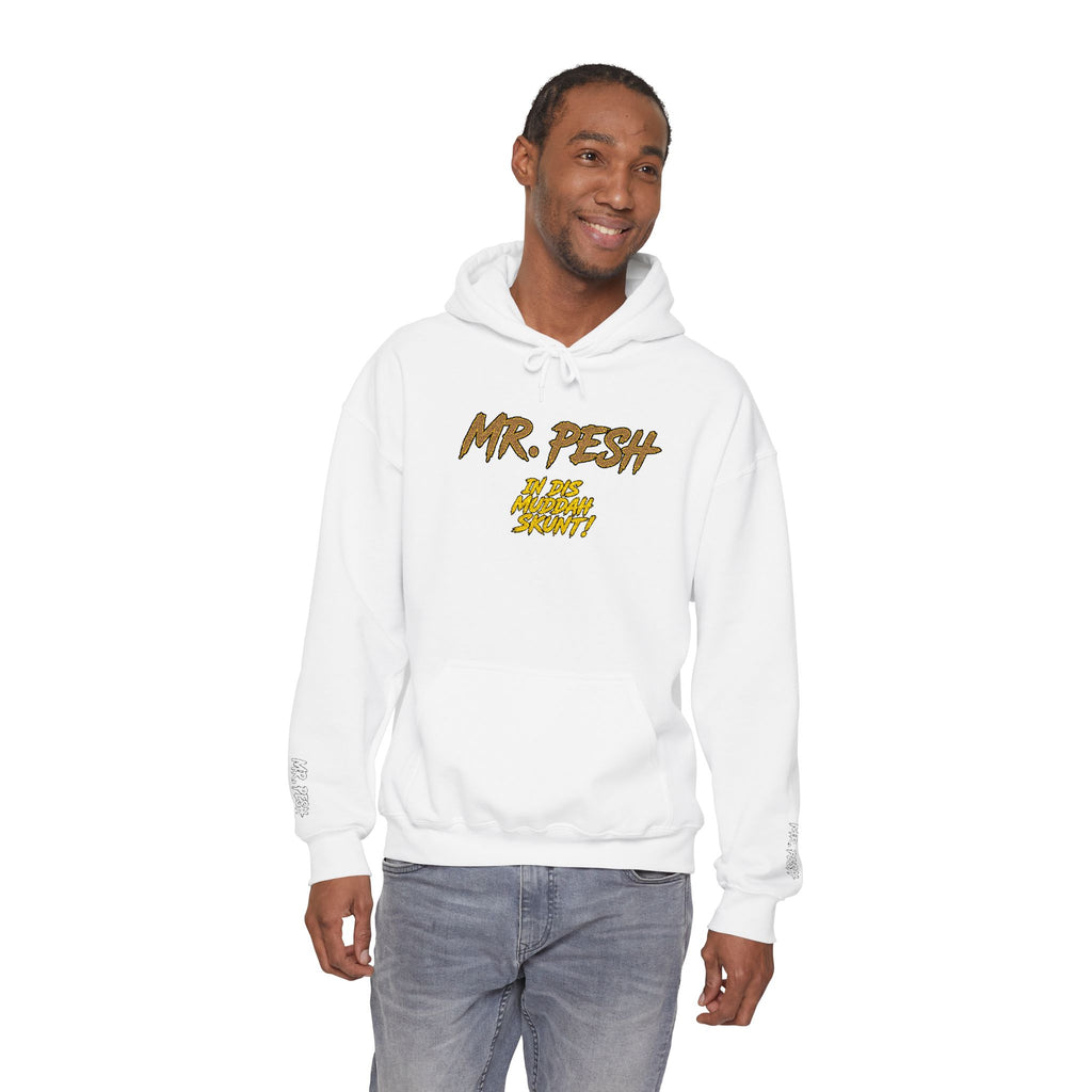 Mr. Pesh Gold Script Hoodie