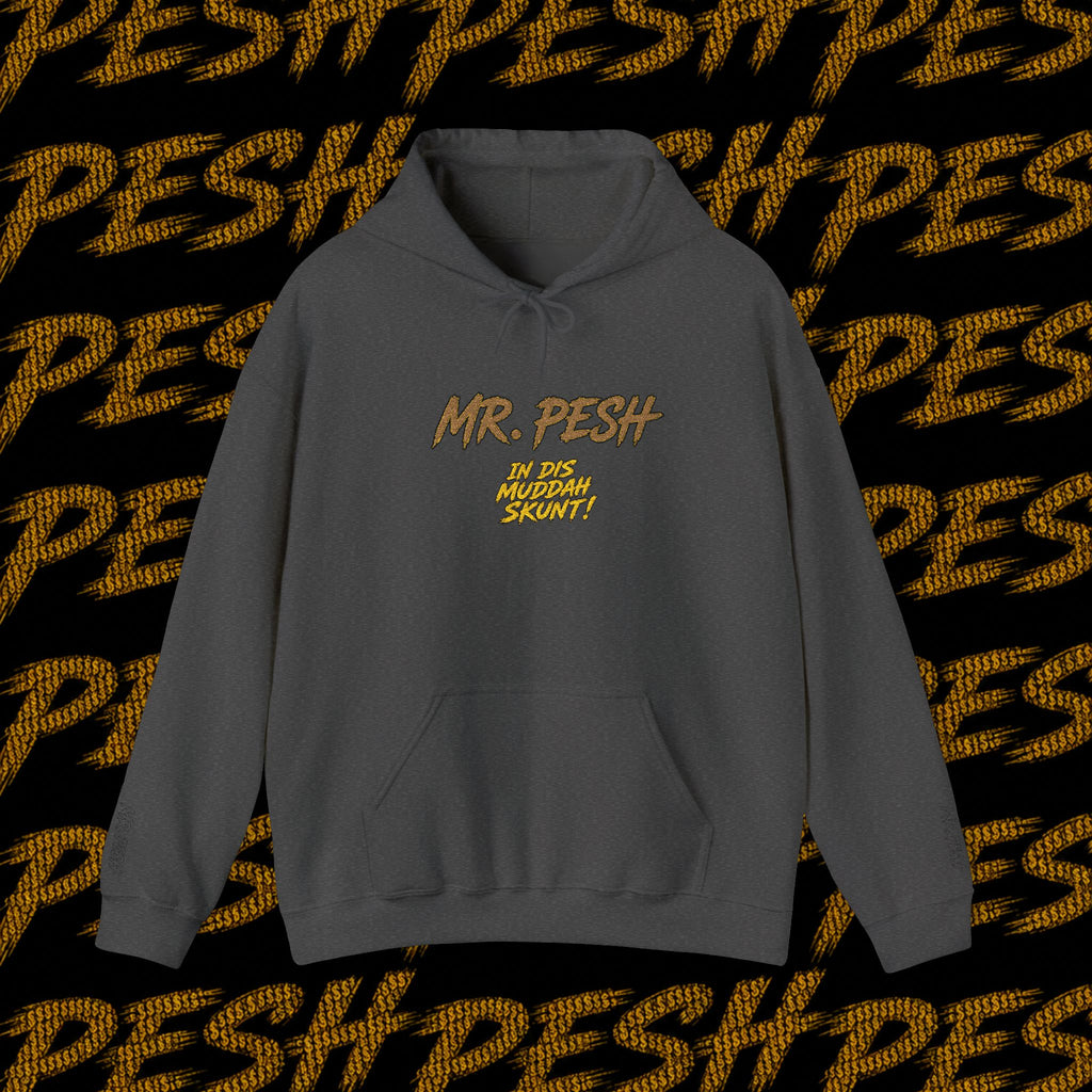 Mr. Pesh Gold Script Hoodie