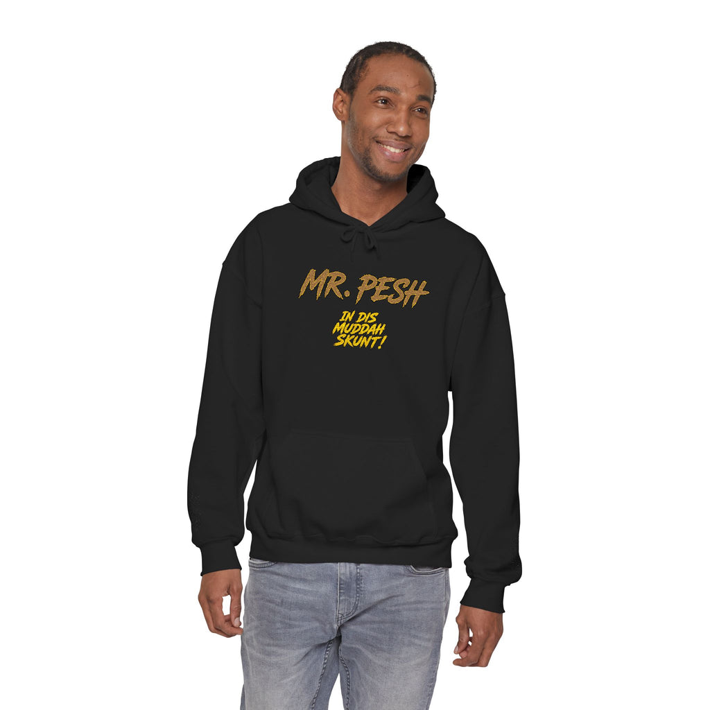 Mr. Pesh Gold Script Hoodie