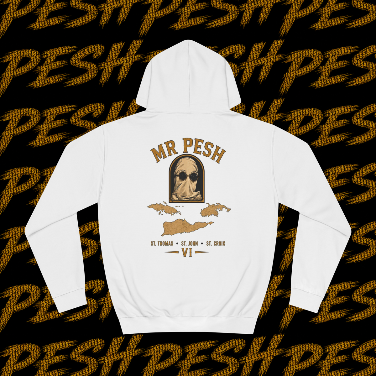 Mr. Pesh College Hoodie — The Virgin Islands Tour Pullover