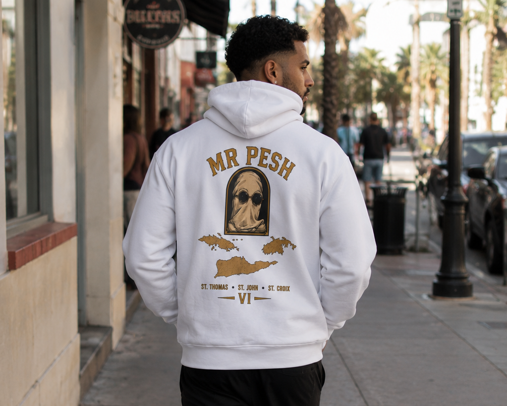Mr. Pesh College Hoodie — The Virgin Islands Tour Pullover