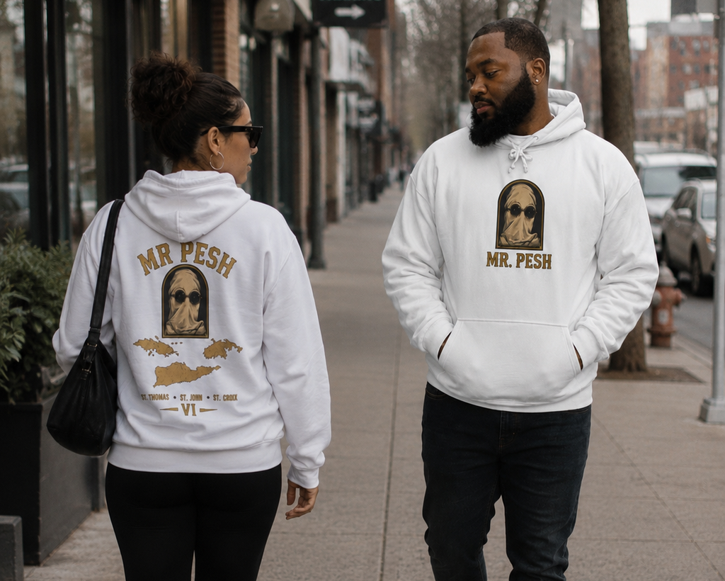 Mr. Pesh College Hoodie — The Virgin Islands Tour Pullover