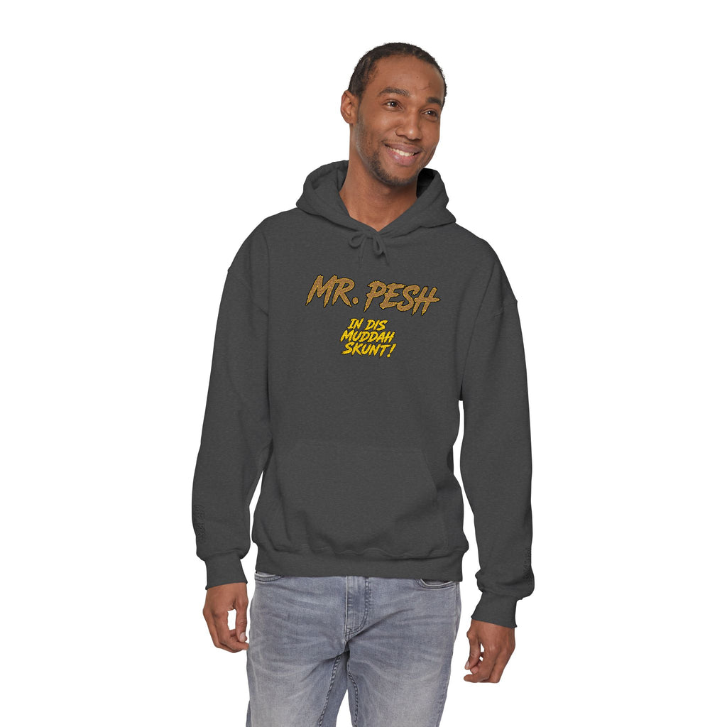 Mr. Pesh Gold Script Hoodie