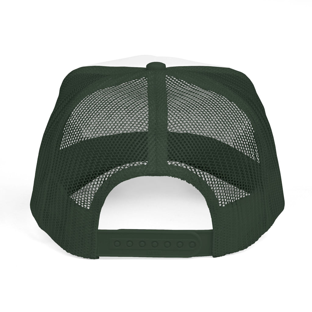 Trucker Cap - "Pesh in Dis Muddah Skunt!" Bold Retro Script Mesh Hat