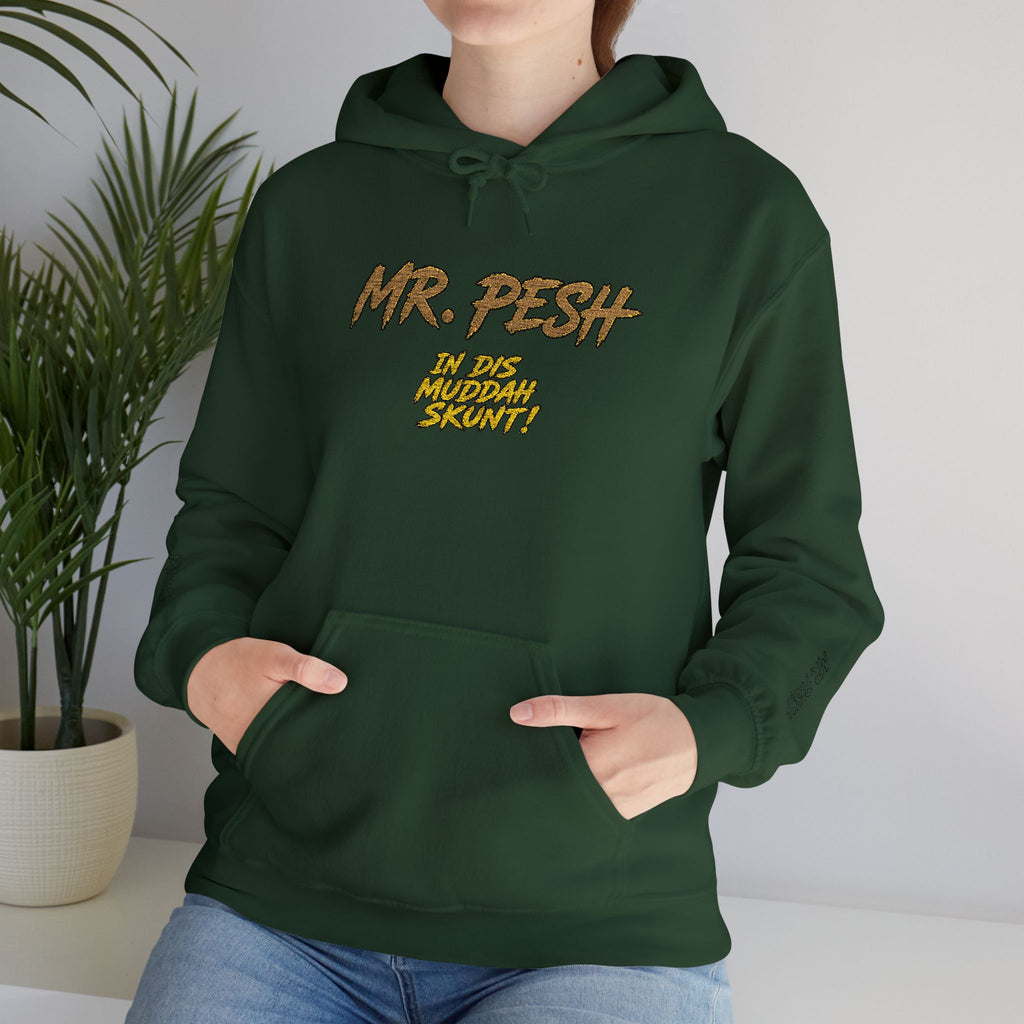 Mr. Pesh Gold Script Hoodie