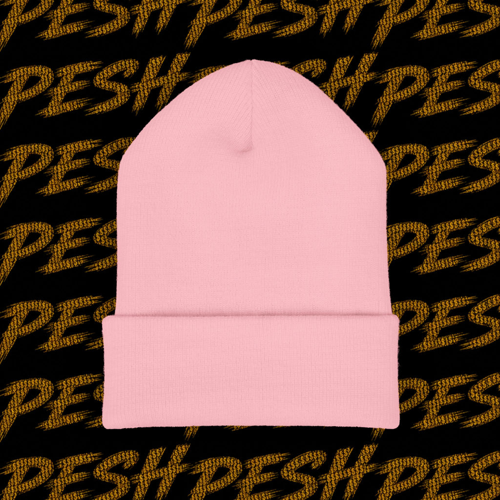 Embroidered 'MR. PESH' Cuffed Beanie