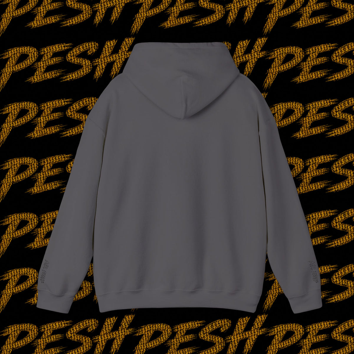 Mr. Pesh Gold Script Hoodie