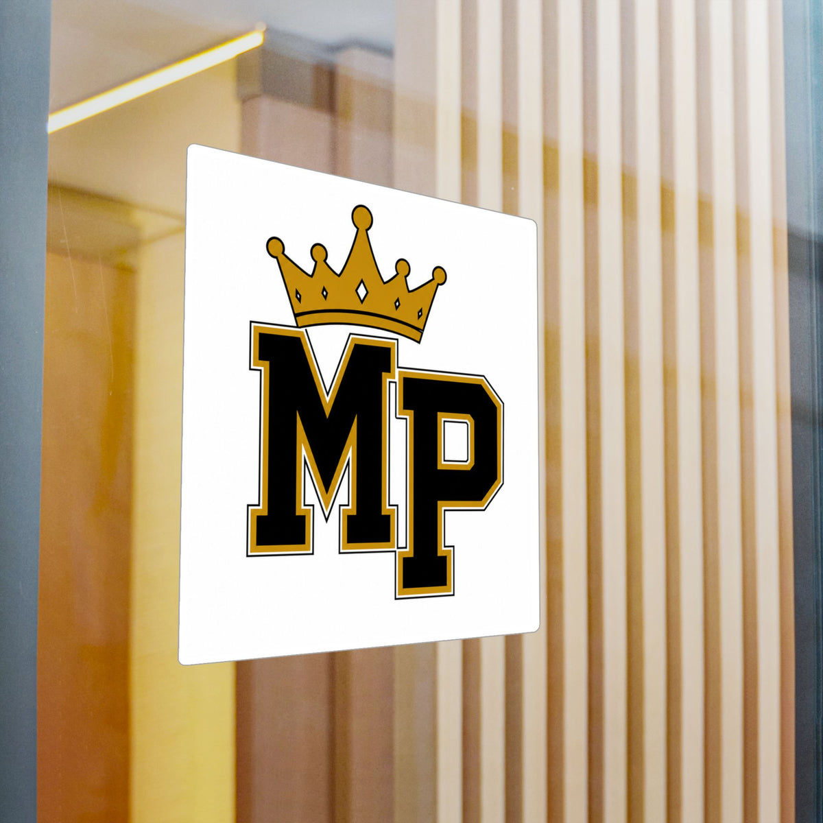 Mr. Pesh Crowned Vinyl Sticker — Kiss-Cut Decal