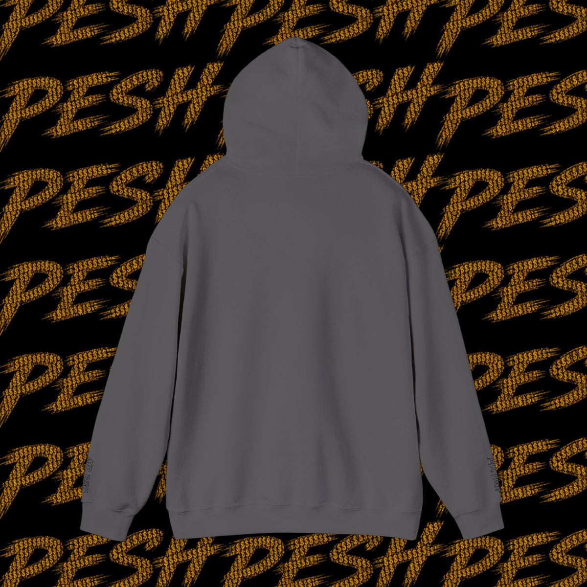 Mr. Pesh Gold Script Hoodie