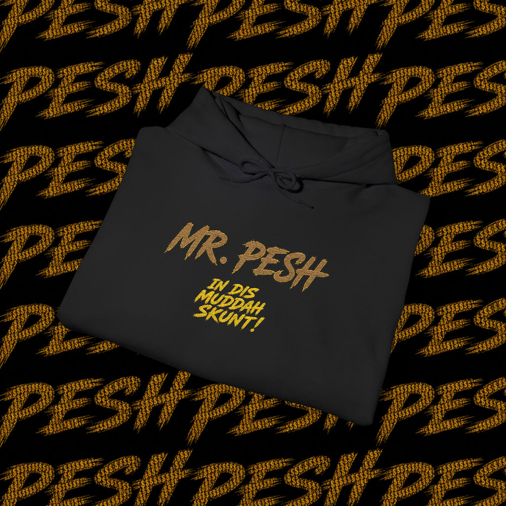 Mr. Pesh Gold Script Hoodie