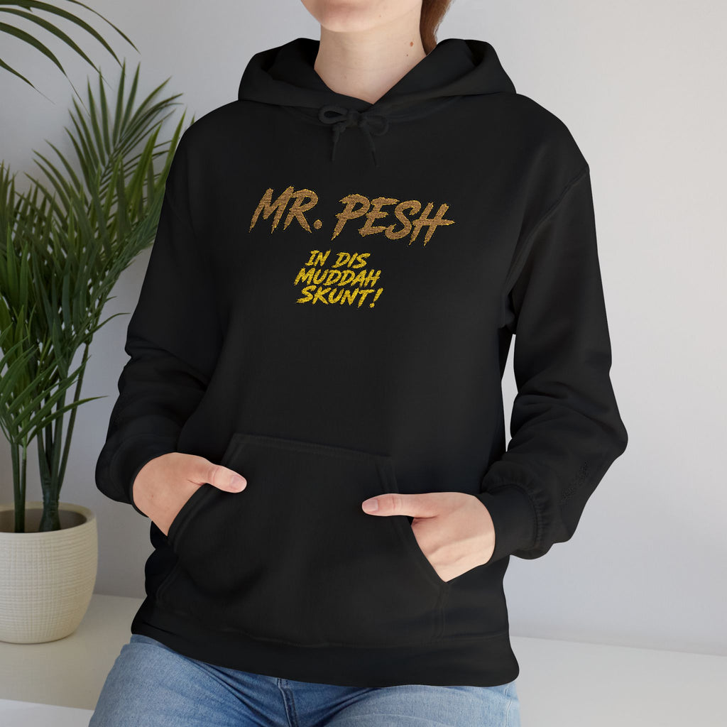 Mr. Pesh Gold Script Hoodie