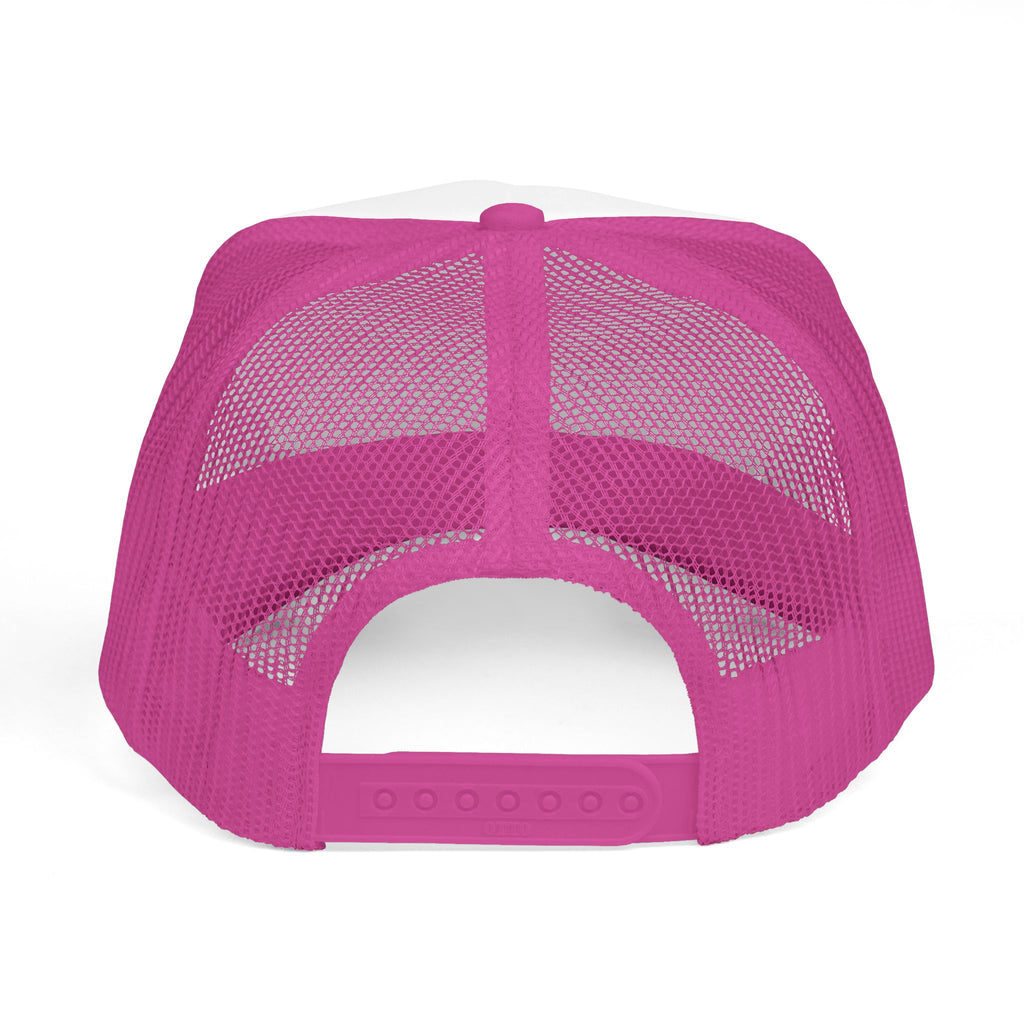 Trucker Cap - "Pesh in Dis Muddah Skunt!" Bold Retro Script Mesh Hat
