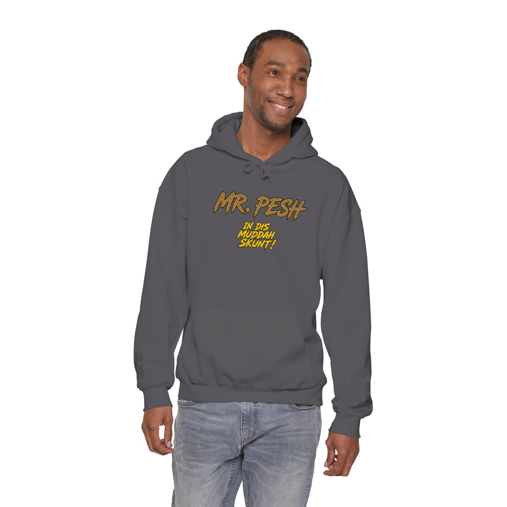 Mr. Pesh Gold Script Hoodie