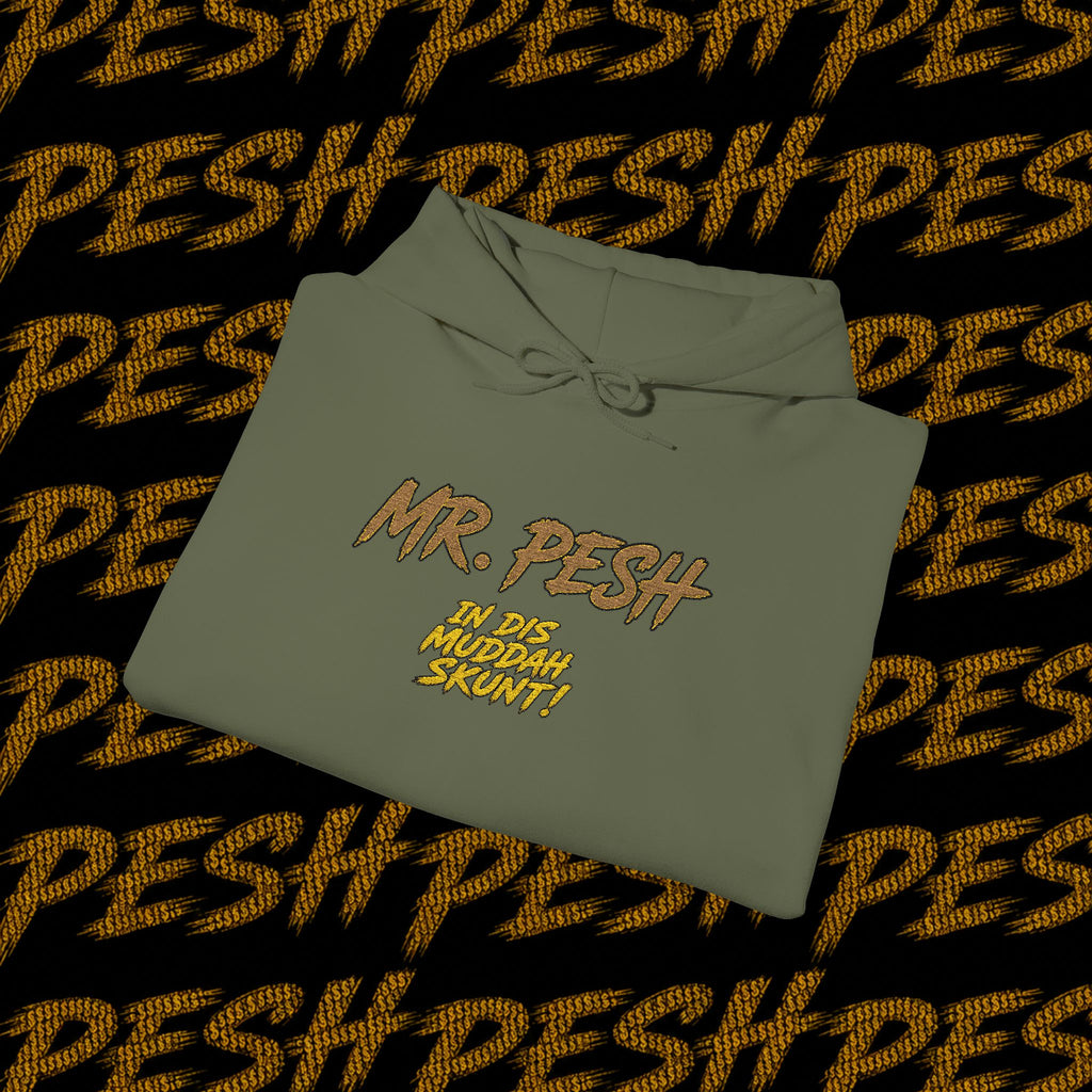 Mr. Pesh Gold Script Hoodie