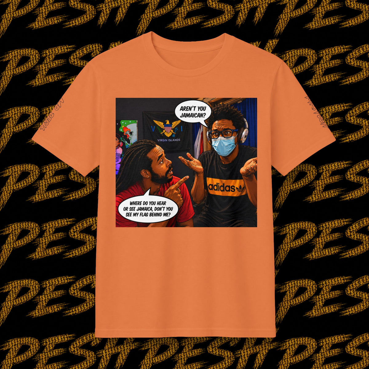 Concert T-Shirt — Mr. Pesh Comic-Style "In Dis Muddah Skunt" Graphic Tee