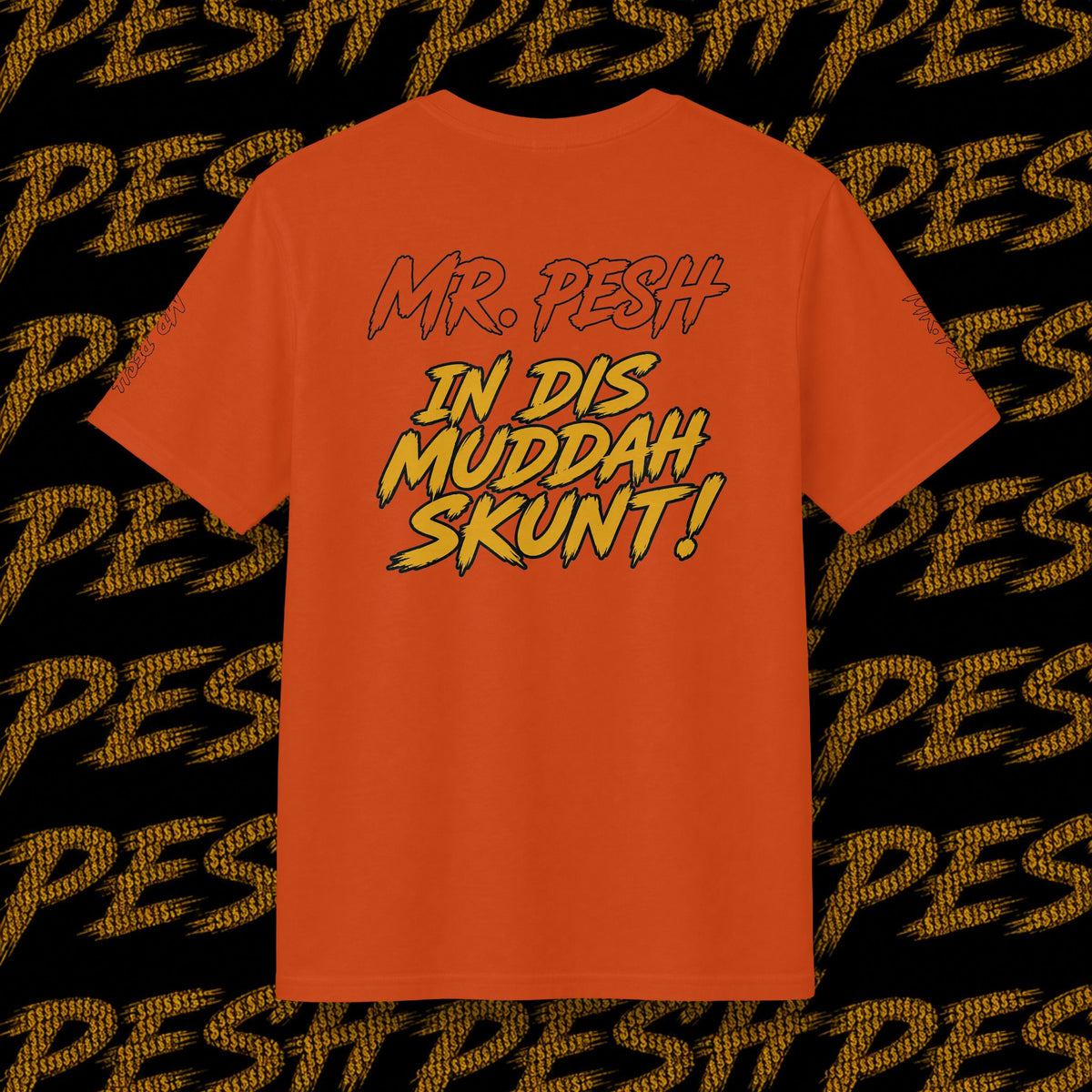 Concert T-Shirt — Mr. Pesh Comic-Style "In Dis Muddah Skunt" Graphic Tee