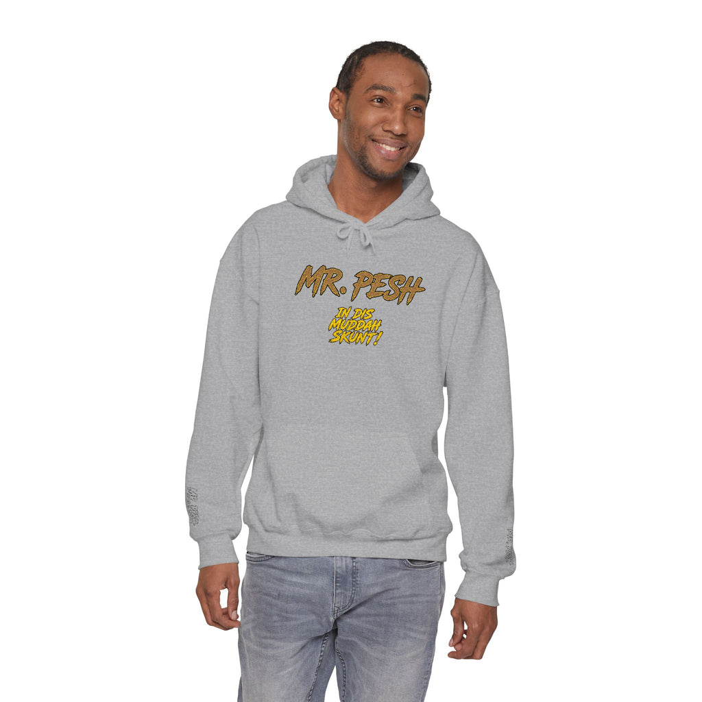 Mr. Pesh Gold Script Hoodie