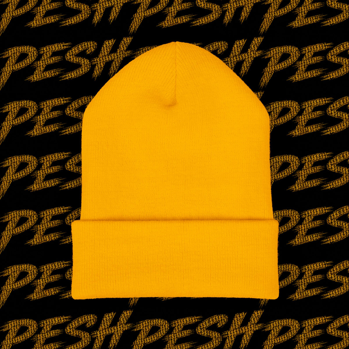 Embroidered 'MR. PESH' Cuffed Beanie