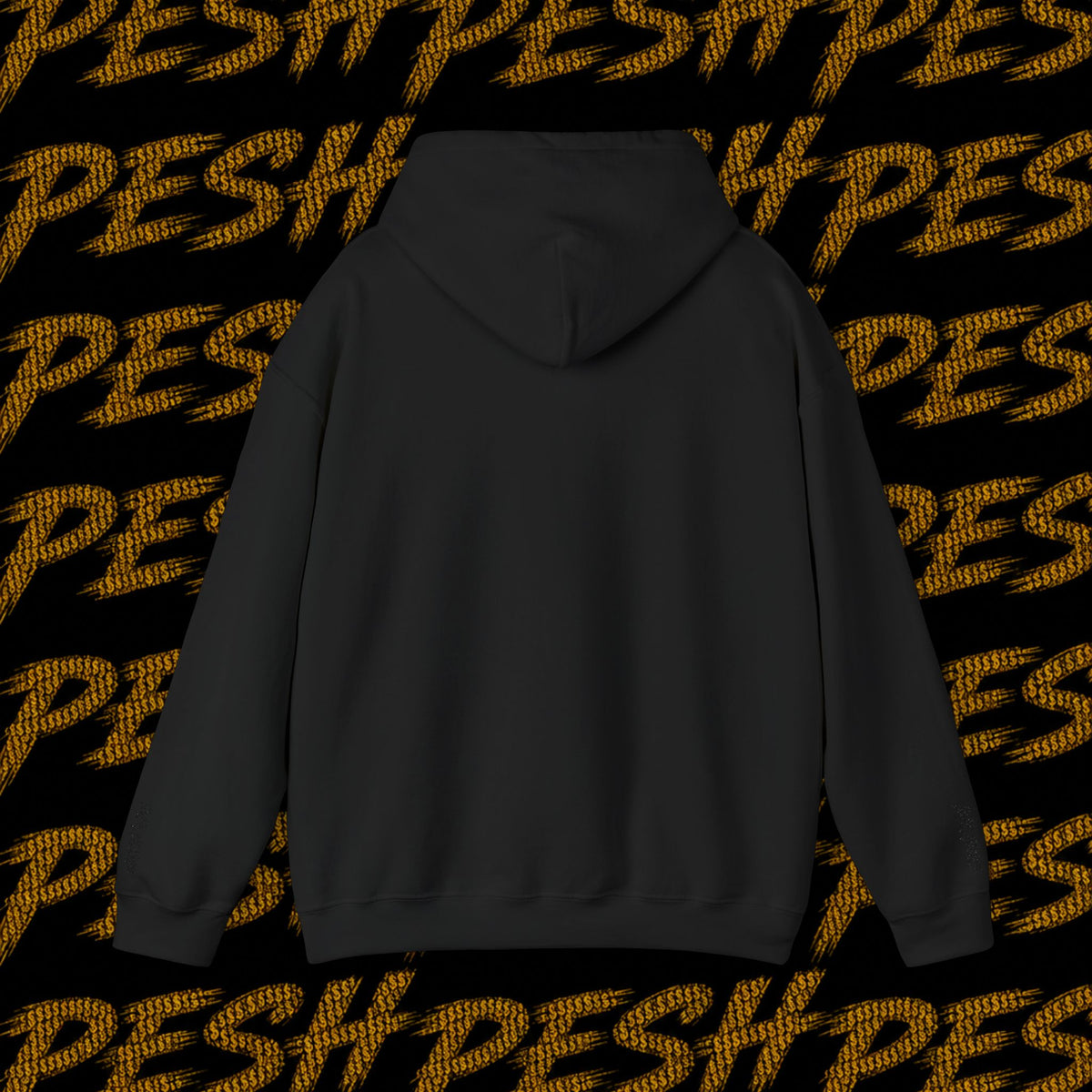Mr. Pesh Gold Script Hoodie